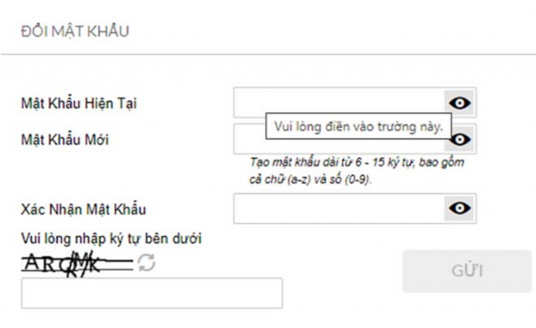 Tôi có thay đổi mật khẩu tài khoản Fb88 được không?